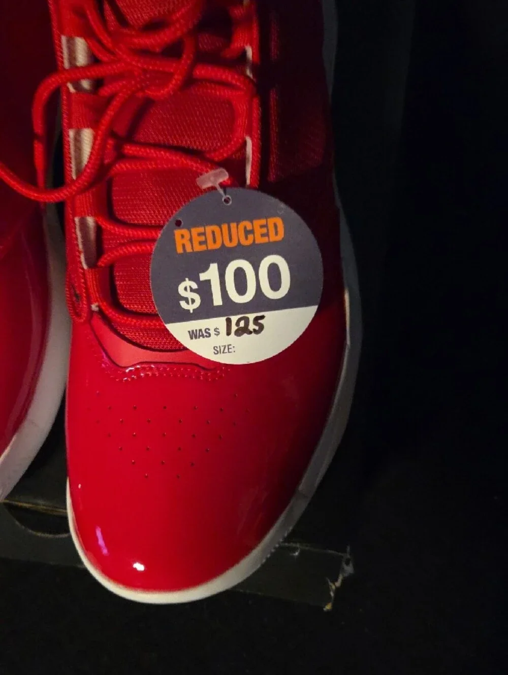Jordan Red and White Kids Basketball Sneakers